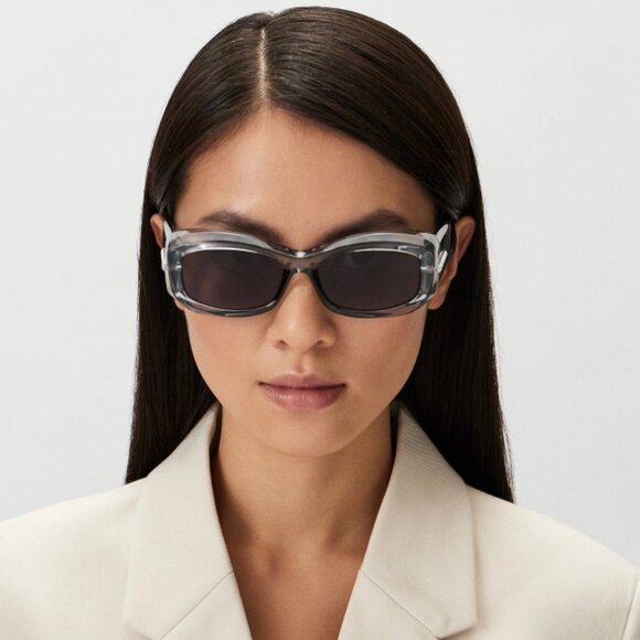 NEW GV40044U 20A GIVENCHY SUNGLASSES TRANSPARENT GREY UNISEX EYEWEAR GIVENCHY - Picture 1 of 12
